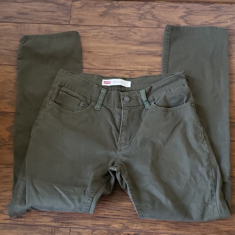 LEVI'S Olive pants - Picture 2 of 5